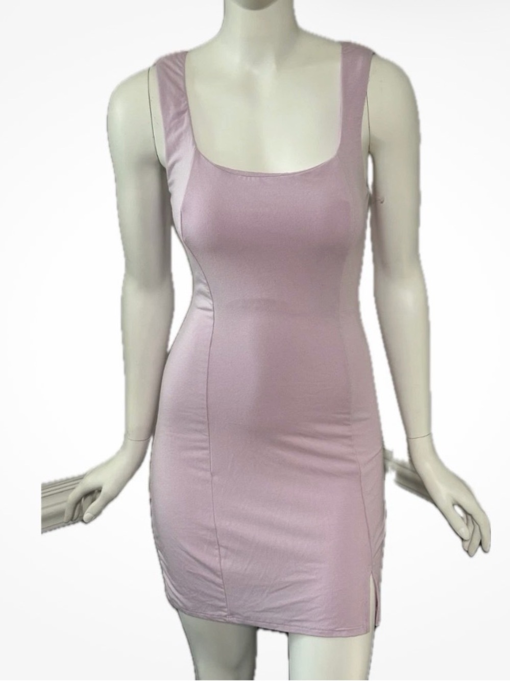 All in Favor |  lilac | Tank Bodycon Mini Dress M